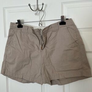 Lee Women's Cargo Shorts in Taupe